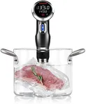 Chefman Sous Vide Immersion Circulator w/ Precise Temperature, Programmable Digital Touch Screen Display and Easy to Use Controls, Black