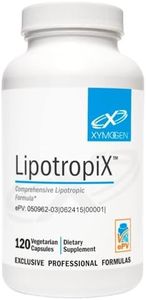 XYMOGEN LipotropiX - Lipid Metabolism + Liver Support - Dandelion + Celandine to Support Bile Flow, Guggul Extract + Inositol Hexanicotinate Maintain Already Healthy Blood Lipid Levels (120 Capsules)