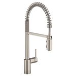 Moen 5923SRS Align One-Handle Pre-Rinse Spring Pulldown Kitchen Faucet, Spot Resist Stainless