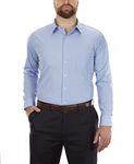 Van Heusen Men's Big FIT Dress Shirts Poplin (Big and Tall), Cameo Blue, 20" Neck 34"-35" Sleeve