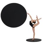 Morohope Portable Dance Floor, Ballet Training Equipment, Tap Dance Floor, Turning Boards for Dancers & Figure Skating Practice Mat, Tap Board for Tap Dancing, Practice Pirouette, 31inch,Black