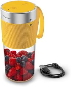 Moulinex Lightmix Blender portable, 300ml, Puissant, Rechargeable, Jaune Nest LM1C0210
