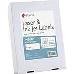 MACO White Laser/Ink Jet Address La