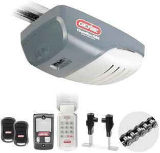 Genie ChainMax 1000 Garage Door Opener - Durable Chain Drive - Includes two 3-Button Pre-Programmed Remotes,Wall Console, Wireless Keypad, Safe-T-Beams - Model 3022-TKH, 140V DC Motor,Gray
