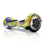 CXM-R2-U-UL 2272 Certified Hoverboard Self Balancing Electric Scooter 6.5" for Adult and Kids with LED Light and App (Street Dance) - "by GSC ELECTRONICS"