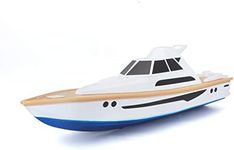 Maisto Tech R/C Yacht: Remote Controlled Toy Boat, 30 m Range, Battery with USB Charging Function, 34 cm, White (582197)