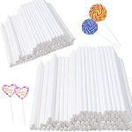 400 pcs 6 Inch White Lollipop Stick