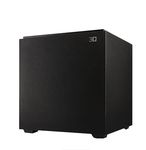 Definitive Technology Descend DN12 12" Subwoofer (2021 Model) - Optimized for Movies and Music, New 3XR Architecture, 1500W Peak Class H Amplifier & (2) Pressure-Coupled 12" Bass Radiators, Black