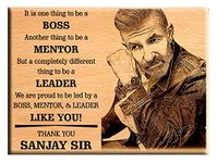 Giftanna Customized Engraved Wooden Photo Frame For Boss/Mentor