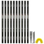 Equip2clean Gutter Cleaner Carbon Fibre Push-Fit Cleaning Pole Kit | 40ft | Lightweight Modular System | Designed Use with Gutter Vacuum | Equipment for Wet and Dry Elevated Exterior Cleaning Tasks
