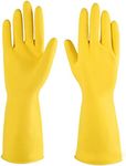 Rubber cleaning gloves yellow 3 Pai