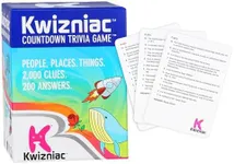 Kwizniac by Continuum Games, Trivia Countdown Card Game, 10 Clues in Decreasing Order of Difficulty