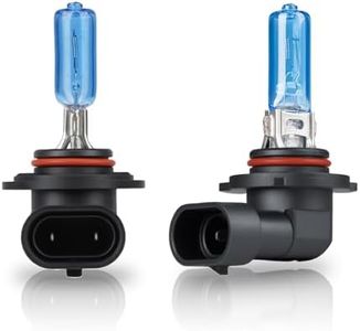 LUVALON 9005 Headlight Bulbs Halogen Headlight Bulbs for High Beam Replacement 12V 60W 5000K 2 Pack