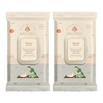 Baby Forest Mulmul Baby Wipes | Ultra-Soft Baby Wet Wipes | Water Based Wipes | Chemical Free & Organic Baby Wipes | 3x Thicker & Softer Wipes | 72 Wipes | Pack of 2