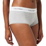 Calvin Klein Jeans Womens Boyshort 0000f3788e Boy Shorts, Grey, L UK