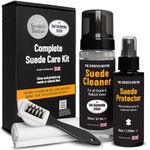 Scratch Doctor Suede & Nubuck Complete Care Kit Cleaner Foam Protector Spray Professional Wire Brush Included for use on Shoes Boots Bags Jackets