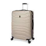 ATLANTIC Horizon II Hardside Durable Luggage — Large Checked Suitcase with 8 Spinner Wheels, TSA Locks, and Lightweight Construction — Champagne, 28-inch