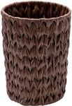 GRANNY SAYS Small Trash Can, 2 Gallon Wicker Laundry Basket, Bathroom Trash Can, Small Woven Basket, Waste Basket for Bedroom, Kitchen Trash Cans, Bathroom Garbage Can, Office Trash Can