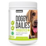 Doggy Dailies Probiotics for Dogs - Canine Supplements for Digestive and Immunity Support - Skin Health and Itch Support - Vitamin Treats - Veterinarian Formulated Probiotic