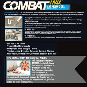 Combat Ant Killing Gel, Indoor & Outdoor Use – 27g