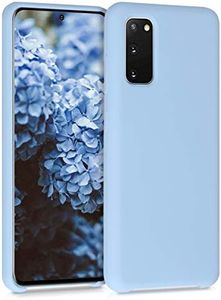 kwmobile Housse Compatible avec Samsung Galaxy S20 Coque - Housse de téléphone Protection Souple en TPU Silicone - Bleu Clair Mat