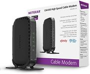 NETGEAR Cable Modem CM400 Compatible with Cable Providers Xfinity by Comcast, Spectrum, Cox | for Cable Plans Up to 100 Mbps | DOCSIS3.0, Black (CM400-100NAS)