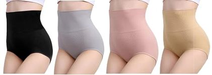 KROYWEN 4-in-1 Shaper - Tummy, Back, Thighs, HIPS - /Efffective Seamless Tummy Tucker Shapewear Body Shaper Best While/for Gym Yoga Exercise Dance Walk arobics Jogging (Free-Size) Upto- M, L, XL,XXL