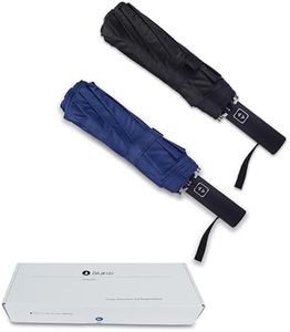 Bluinzi 46 Inch Compact Umbrellas for Rain - Travel Small Umbrella - Automatic Folding Umbrella - Windproof Portable Umbrella, Double 10-rib