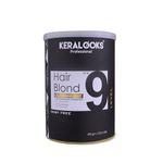 Keralooks Professional® Dust Free Blond Bleach Powder - 400ml | Up to 9 Levels Lift | Blue Booster for Bright, Even Blonde | Ideal for Highlights & Full Bleach | Salon-Quality Pre-Lightener