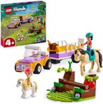 LEGO® Friends Horse and Pony Trailer 42634 Playset, Building Toy for Kids, Girls and Boys 4-Plus Years Old, Creative-Play with Liann and Zoya Characters and 2 Animal Figures