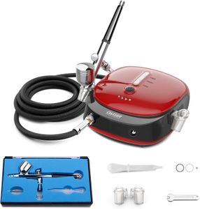Oasser Airbrush Compressor Kit – Portable Dual-Action Airbrush Set
