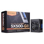 SilverStone Technology SST-SX500-G 500W SFX Fully Modular 80 Plus Gold PSU with Improved 92mm Fan and Japanese Capacitors SX500-G