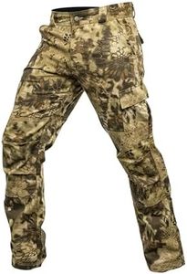 Kryptek Men's Standard Stalker, Stealthy Camo Hunting Pant, Highlander, Medium