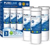 Pureline XWF GE Refrigerator Water Filter for GE Fridge, XWF Water Filter for GE Refrigerator Replacement. XWF water filter for GE Refrigerator - 3 Pack (Not XWFE)