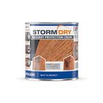 Stormdry Masonry Waterproofing Cream (1 Litre) 25 Year BBA Approved Exterior Brick Sealer. Breathable, Colourless Brick, Concrete, Stone, Mortar, Sandstone & Granite Waterproofer