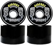 Bigfoot Longboard Wheels 80A SHR Mountain Cruisers, Black, 76mm