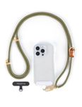 Project-cb Cell Phone Lanyard 1,Phone Tether Tab 2,Phone Crossbody Strap,Lanyards for Around the Neck,Adjustable Phone Strap(Green-G)