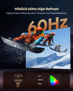 Portable 1080P Projector – 36,000 Lumen High Brightness