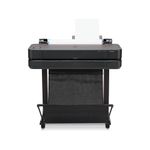 HP DesignJet T630 24-inch (5HB09D), Large Format Printer, Plotter, Standard A4-A1, 76 A1 Prints/hour, Wi-Fi, Ethernet, USB, 2400x1200 dpi, Recycled Metal, 1-Year Warranty, HP Click, Black