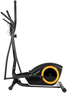 Propel HX 111 Silent Magnetic Elliptical Cross Trainer for Home | Advanced 3-Piece Crank System | 8-Level Resistance | Adjustable Anti-Slip Pedals | Pulse Sensors | 100 Kg Capacity