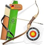 BOWRILLA® Wooden Bow and Arrow for 