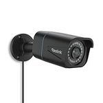 Reolink 4K IP PoE Camera Outdoor CCTV, Smart Human/Vehicle Detection, Timelapse, Up to 512GB microSD Card Slot for 24/7 Recording, RLC-810A Black