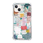 Sundwugzh Aesthetic Biblical Verse Collage Case Compatible with iPhone 15,Christian Sayings Positive Quotes Case for iPhone 15 for Teen Men Women, Unique Cool TPU Bumper Case Cover