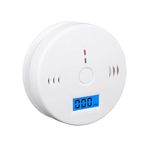 IDUINO Carbon Monoxide detectors,co Detector,Carbon Monoxide Alarm,co2 Detector Battery Powered with LCD Display,Carbon Monoxide Detector,UL2034 Standards,for Home