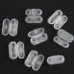 SBYURE 20 Pack Clear Plastic Beaded Chain Connector Vertical Roman Roller Blind Ball Chain Cord Connector Clips