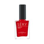 Sery Colorflirt Nail Paint | Glossy Finish, Quick Dry, High Coverage, Chip Resistant, Long Lasting | Nail Polish For Women | Cherry Berry Red - 10 Ml