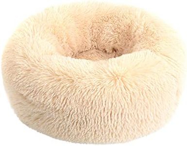 ZHIXJIA Calming Dog Cat Bed, Plush, Washable, Raised, Non-Slip, Multiple Sizes