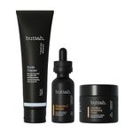 Buttah Skin Transforming Kit With NEW CocoShea Revitalizing Cream for Melanin Rich Skin | CocoShea Revitalizing Cream 2 oz | Vitamin C Serum 1 oz | Buttah Cleanser 3.4 oz | Black Owned Skincare