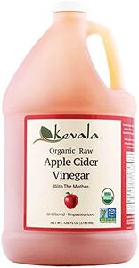 Kevala Organic Apple Cider Vinegar With Mother, Raw, Unfiltered, 128 Fluid Ounce, 1 Gallon