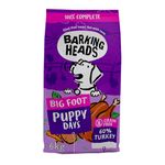 Barking Heads - Big Foot Puppy Days - Dry Dog Food for Large Breeds - Natural Grain Free, Hypoallergenic for Sensitive Digestion & Development - Vet Approved - Turkey, 6kg